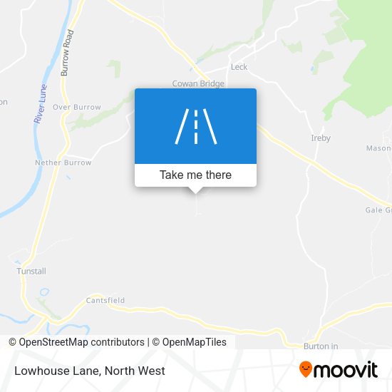 Lowhouse Lane map