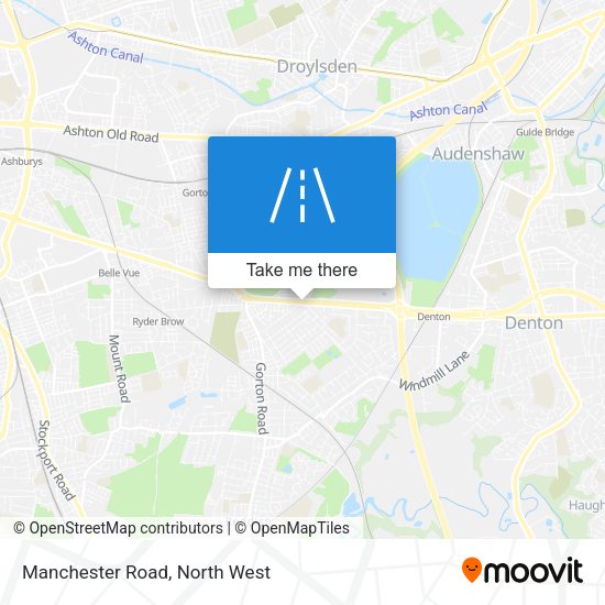 Manchester Road map