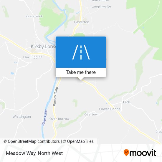 Meadow Way map