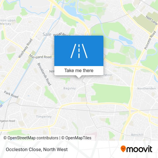 Occleston Close map