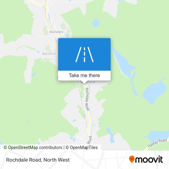 Rochdale Road map