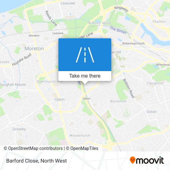 Barford Close map