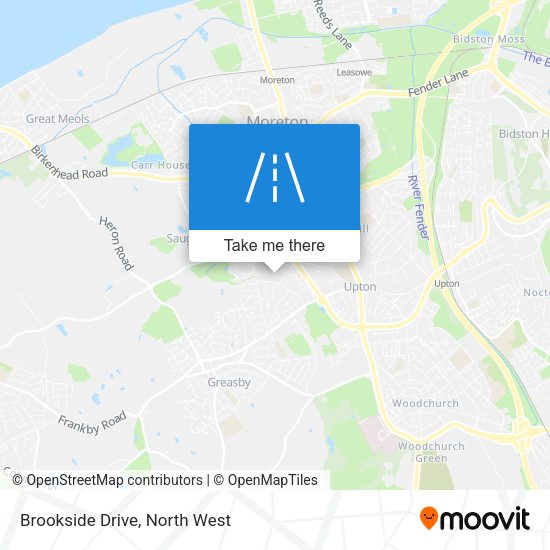 Brookside Drive map