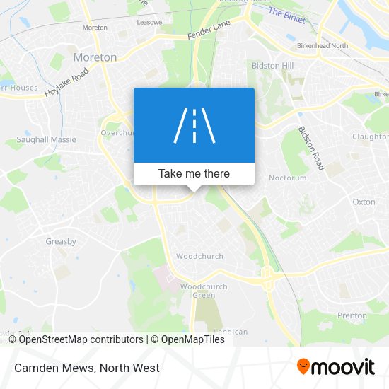 Camden Mews map