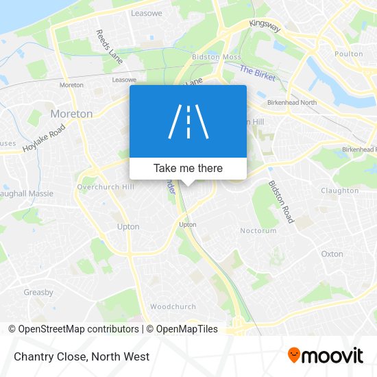 Chantry Close map