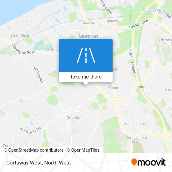 Cortsway West map