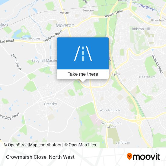 Crowmarsh Close map