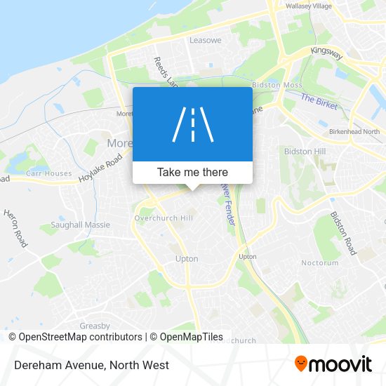 Dereham Avenue map