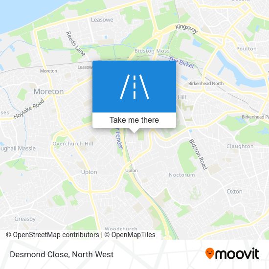 Desmond Close map