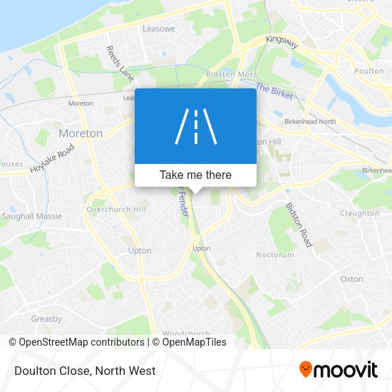 Doulton Close map