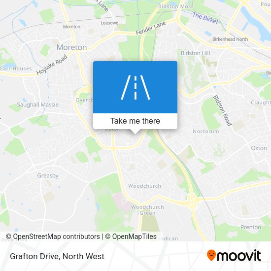 Grafton Drive map