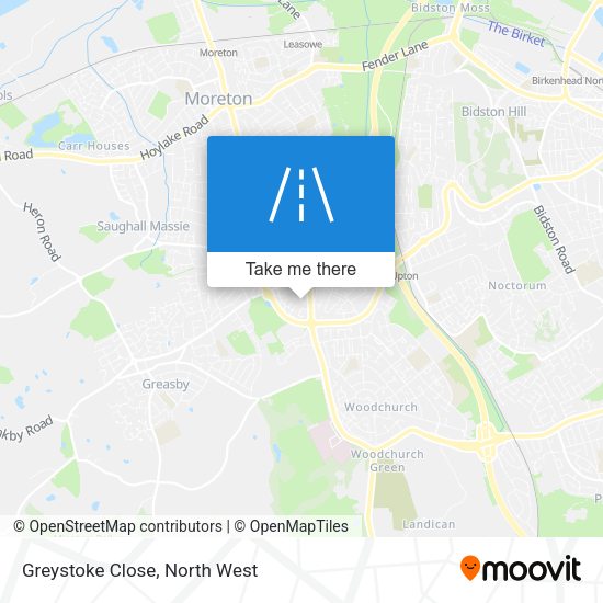 Greystoke Close map