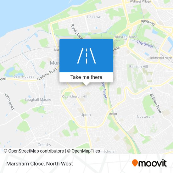 Marsham Close map