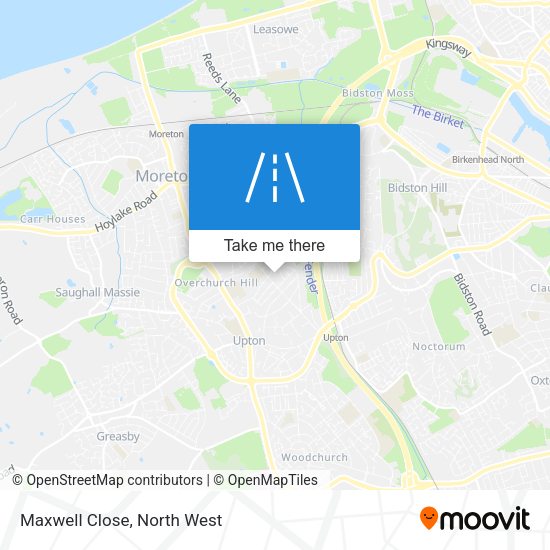 Maxwell Close map