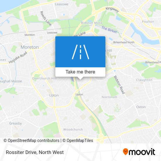 Rossiter Drive map