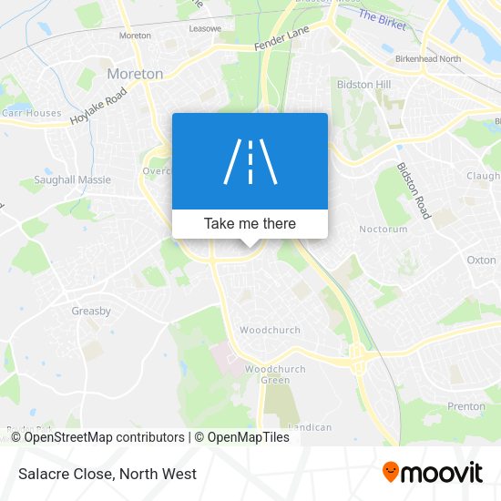 Salacre Close map