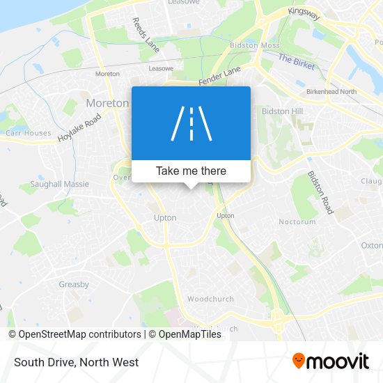 South Drive map