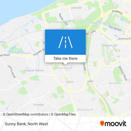 Sunny Bank map