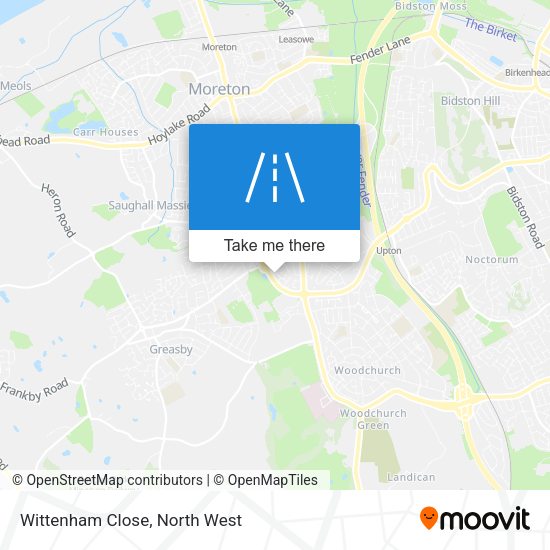 Wittenham Close map