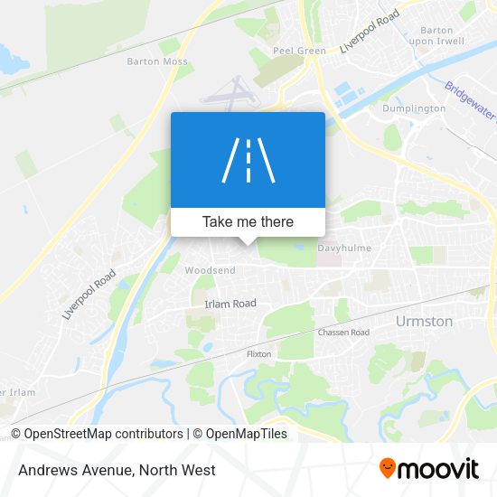Andrews Avenue map