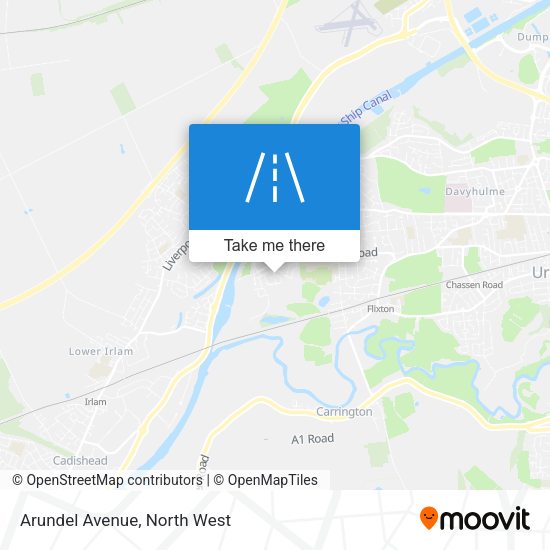 Arundel Avenue map