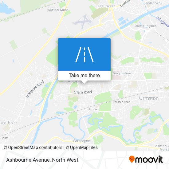 Ashbourne Avenue map