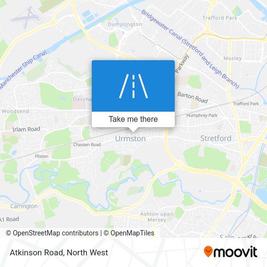 Atkinson Road map