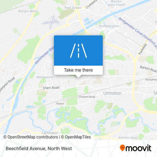 Beechfield Avenue map