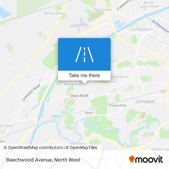 Beechwood Avenue map