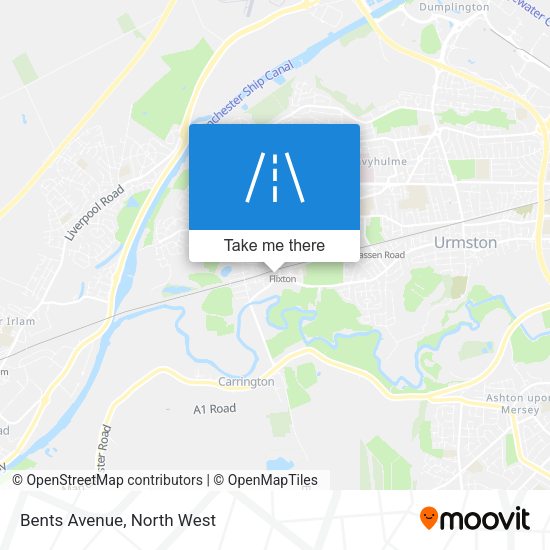 Bents Avenue map
