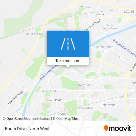 Booth Drive map