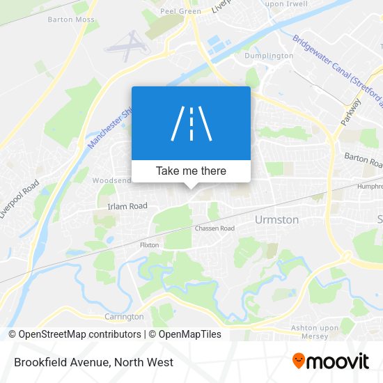 Brookfield Avenue map
