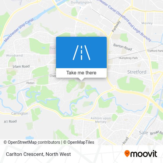 Carlton Crescent map