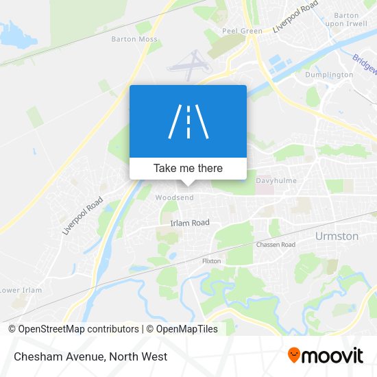 Chesham Avenue map
