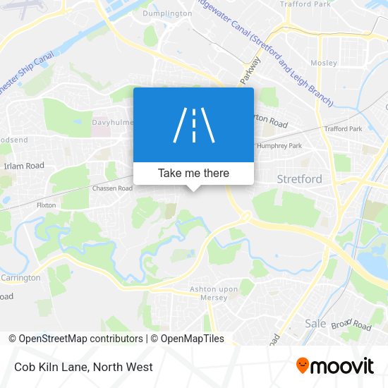 Cob Kiln Lane map