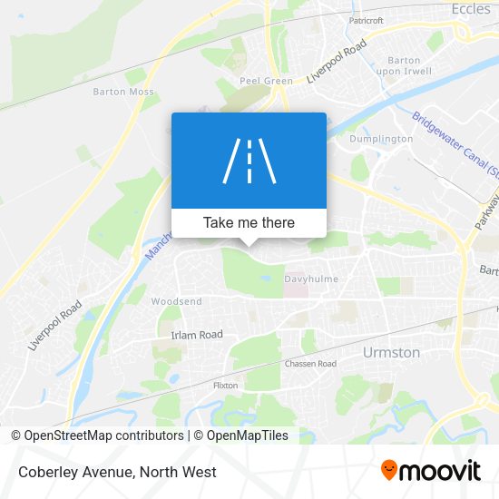 Coberley Avenue map