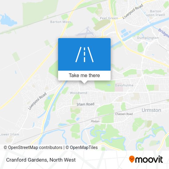 Cranford Gardens map