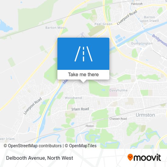 Delbooth Avenue map