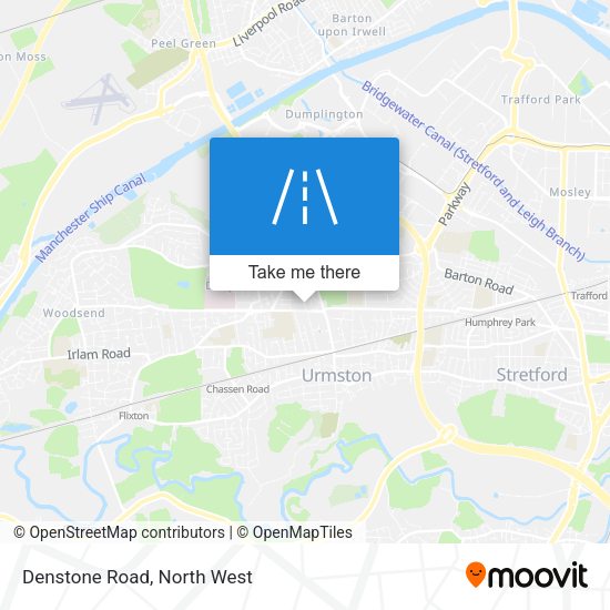 Denstone Road map