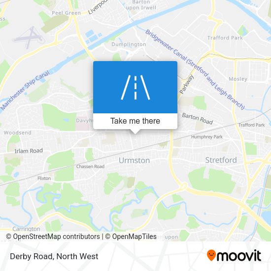 Derby Road map