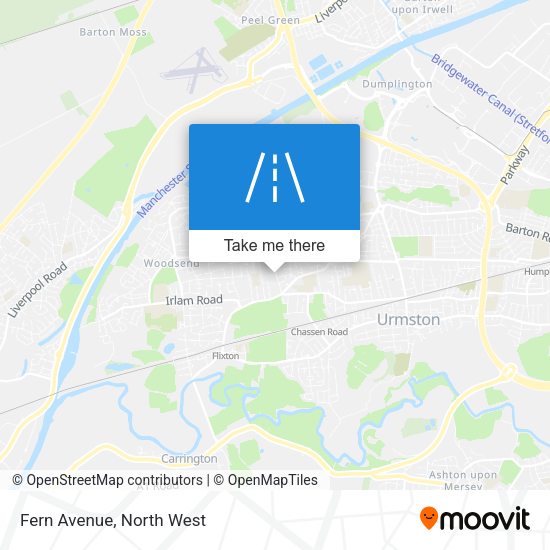 Fern Avenue map