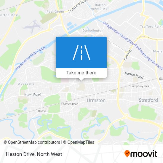 Heston Drive map
