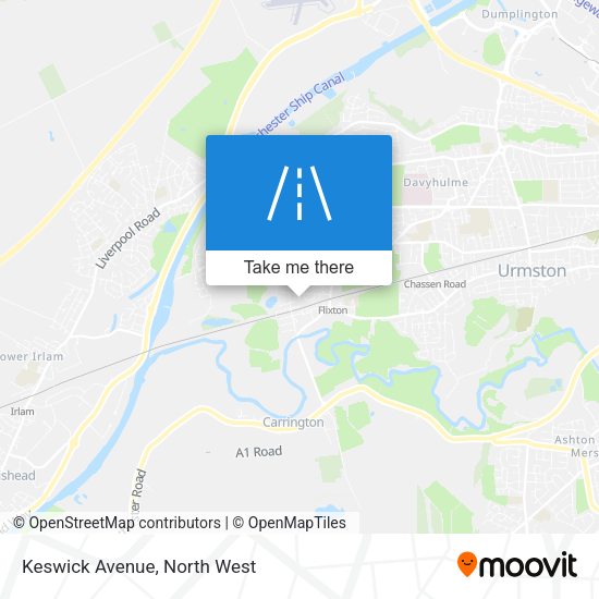 Keswick Avenue map