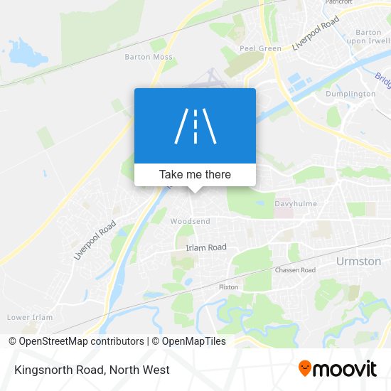 Kingsnorth Road map