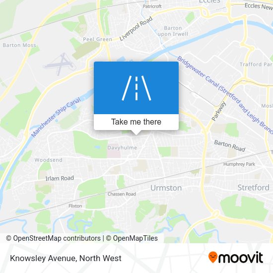 Knowsley Avenue map