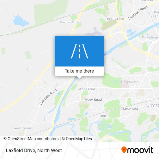Laxfield Drive map