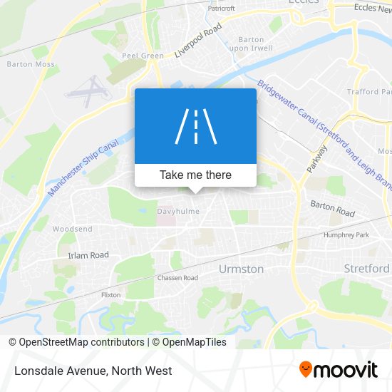 Lonsdale Avenue map