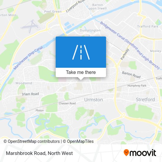 Marshbrook Road map