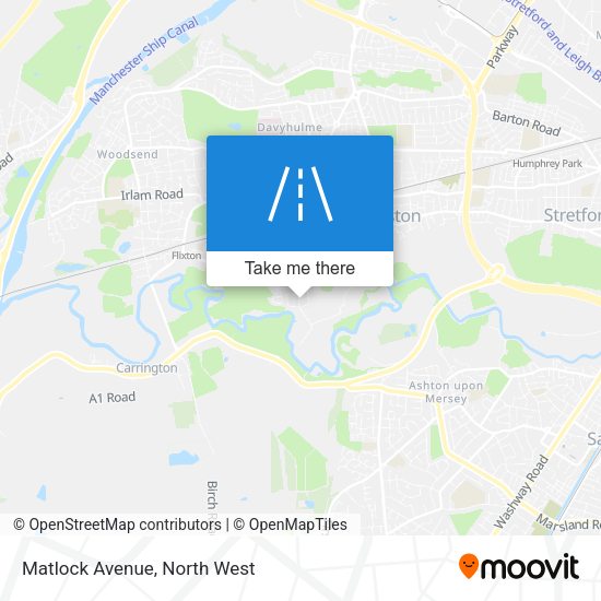 Matlock Avenue map
