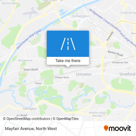 Mayfair Avenue map
